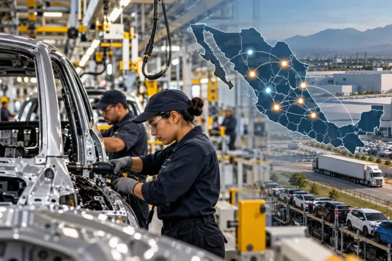 Industria automotriz en México: principales estados y plantas